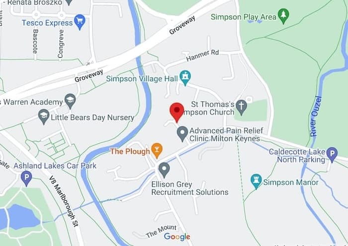 advanced pain relief clinic location map